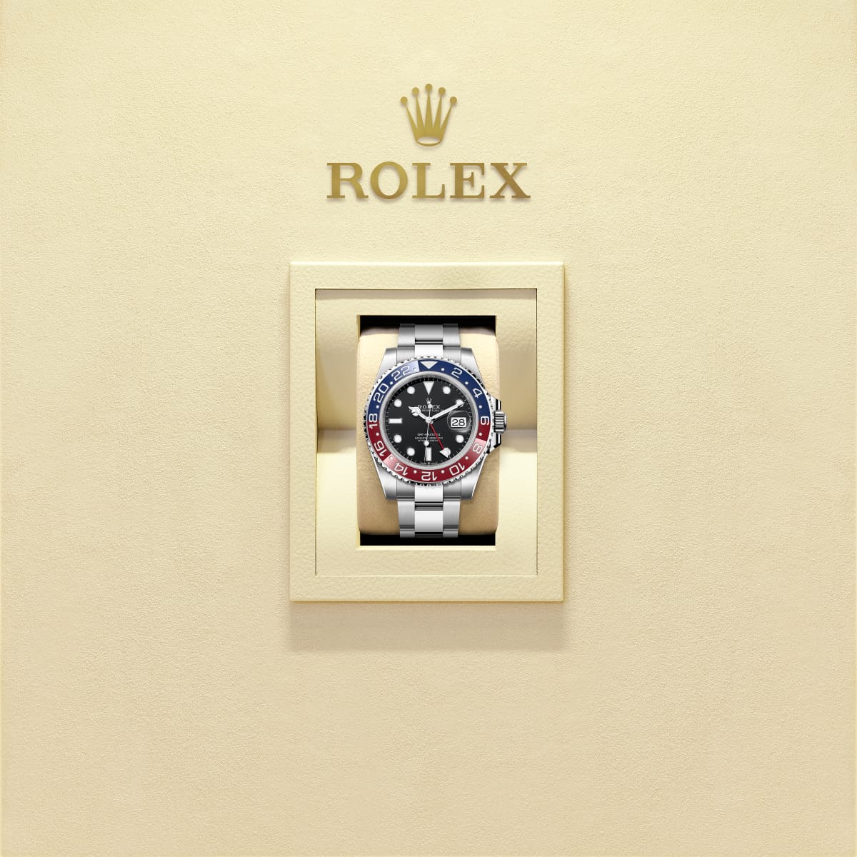 GMT-Master II olyester
40mm Pepsi  + KUTU
