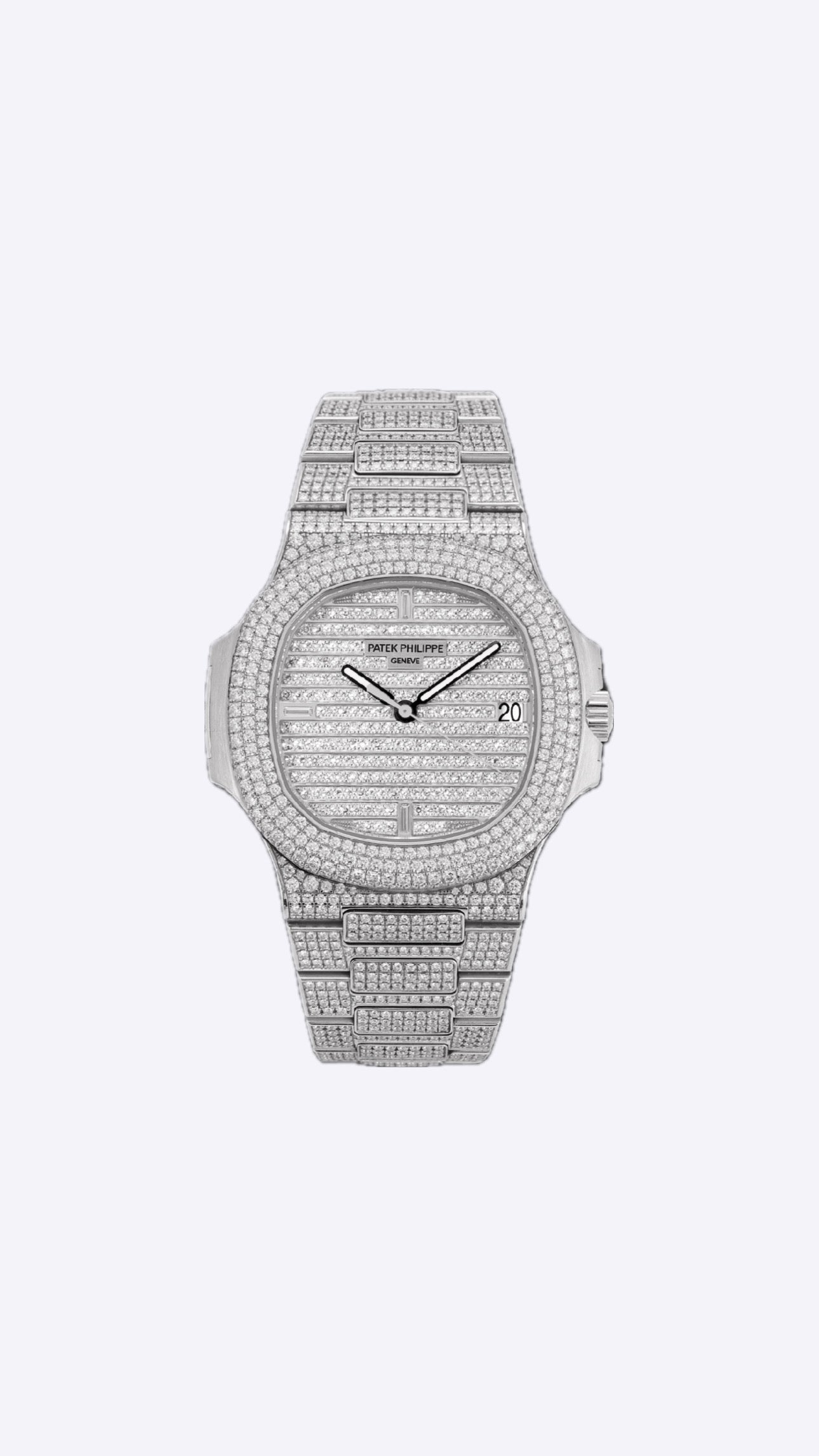 ( BAYAN ) Patek Philippe Nautilus 5719/10G-010 Kadın 38 mm + Kutu