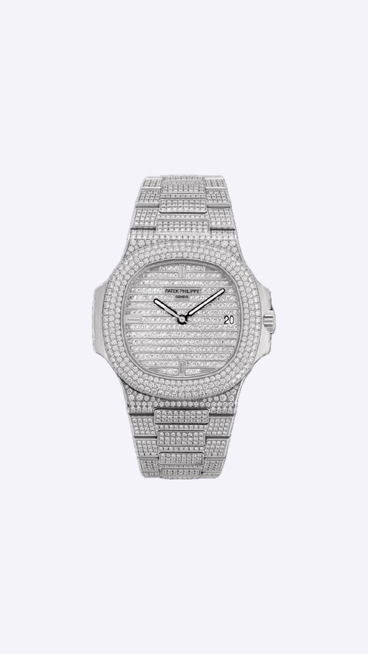 ( BAYAN ) Patek Philippe Nautilus 5719/10G-010 Kadın 38 mm + Kutu